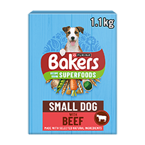 BAKERS® Small Dog Beef with Vegetables Dry Dog Food
