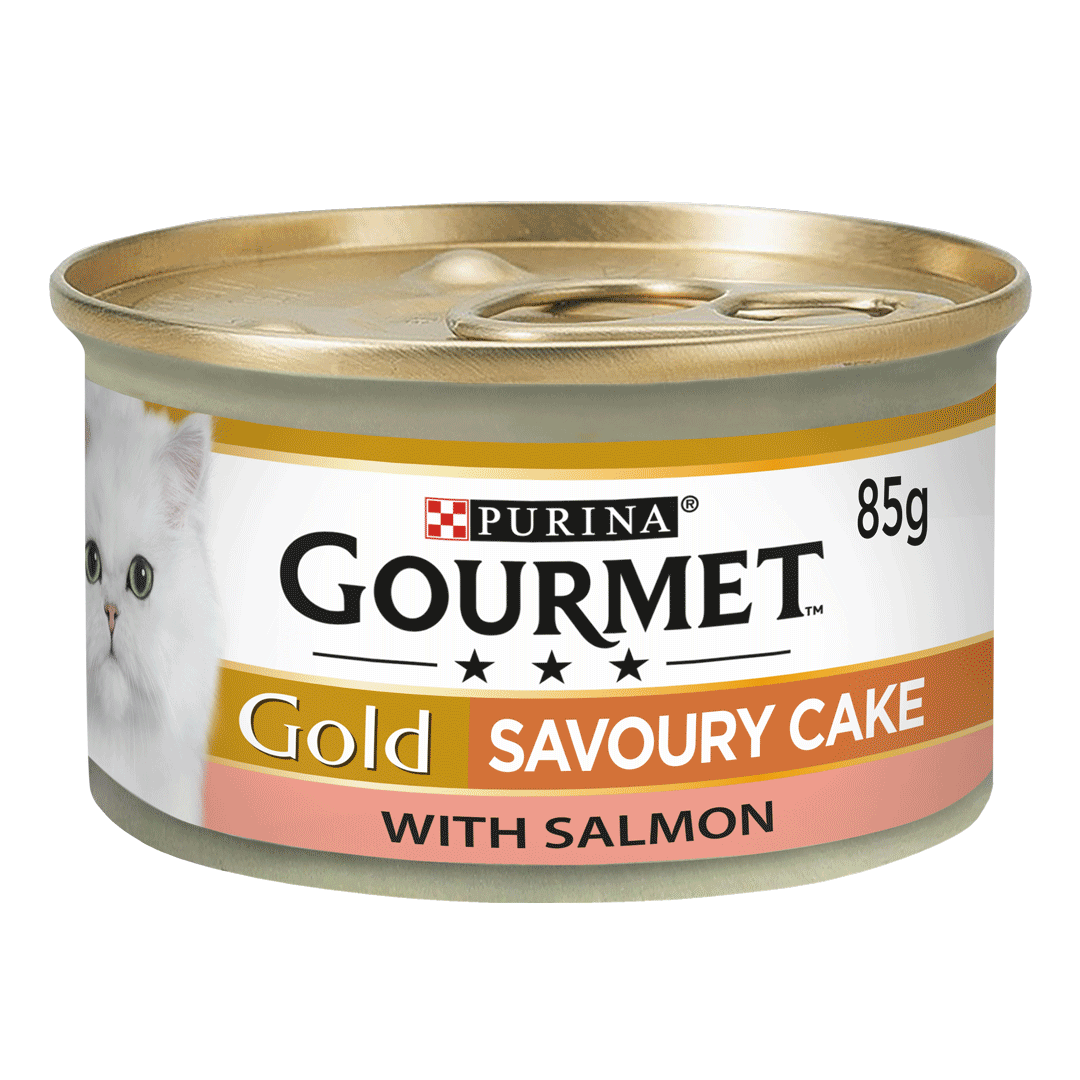 GOURMET® Gold Savoury Cake Salmon Wet Cat Food