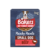 BAKERS® Meaty Meals Small Dog Beef Dry Dog Food