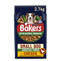 BAKERS® Small Dog Sensitive Tummy Chicken with Vegetables Dry Dog Food