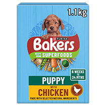 BAKERS® Puppy Chicken with Vegetables Dry Dog Food