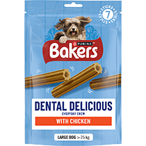 BAKERS® Dental Delicious Large Dog Chicken Dog Chews