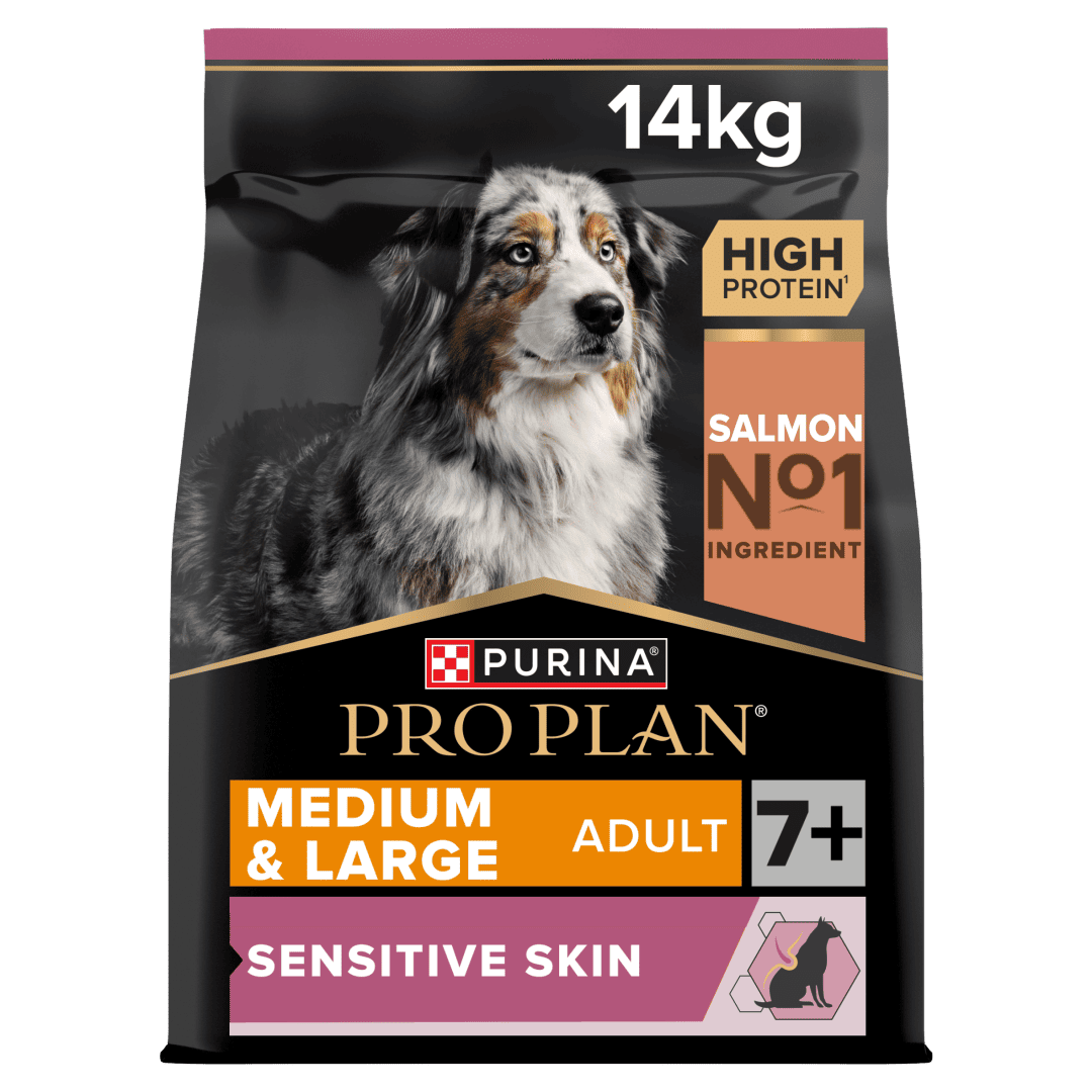 PRO PLAN® Medium and Large Adult 7+ Sensitive Skin Salmon Dry Dog Food