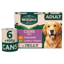 WINALOT® Classics in Jelly (Chicken, Lamb & Turkey) Wet Dog Food Cans