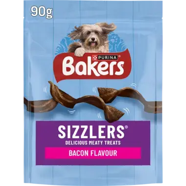 BAKERS® Sizzlers Bacon Dog Treats