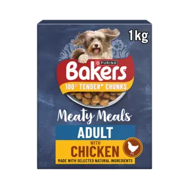 BAKERS® Meaty Meals Chicken Dry Dog Food