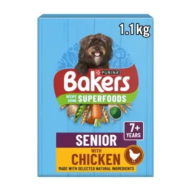 Bakers Senior Chicken with Vegetables Dry Dog Food