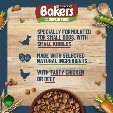 Bakers specially formulated for your small dogs needs
