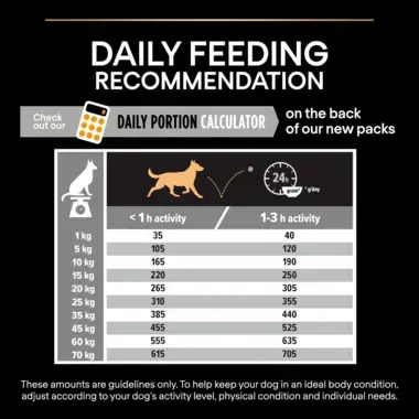Daily feeding recommendation