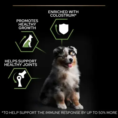 Enriched with colostrum, promotes healthy growth, supports healthy joints