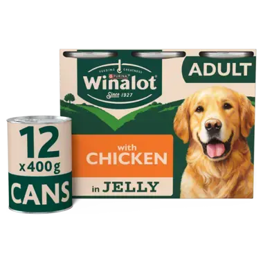 WINALOT® Chicken in Jelly Wet Dog Food Cans