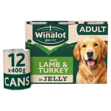 WINALOT® Lamb & Turkey in Jelly Wet Dog Food Cans