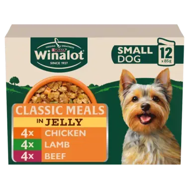 WINALOT® Small Dog Mixed in Jelly (Chicken, Lamb, Beef) Wet Dog Food Pouch